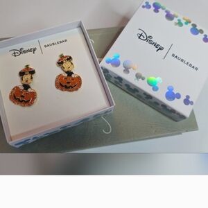 BaubleBar Mickey Pumpkin Earrings